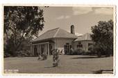 Real Photograph by George Stephenson (Kaikohe) of the Treaty House Waitangi. - 45021 - Postcard