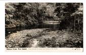Real Photograph by Dawson of Waipoua Stream. - 45029 - Postcard