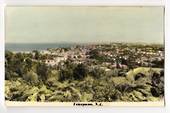 Tinted Postcards by N S Seaward of Takapuna. Two cards which join together to make a view. (The join is not perfect). - 45071 -