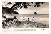 Real Photograph by Dawson of Waiwera Beach. - 45075 - Postcard
