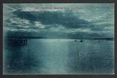 Postcard by Muir & Moodie of Auckland Harbour by moonlight. - 45274 - Postcard