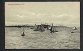 Postcard of Auckland Harbour. Yachts. - 45323 - Postcard