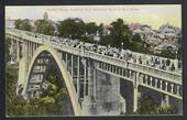 Coloured Postcard by W T Wilson ofGrafton Bridge. (On opening day) - 45329 - Postcard