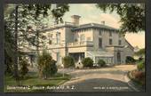 Coloured postcard by H Winkelmann of Government House Auckland. - 45436 - Postcard