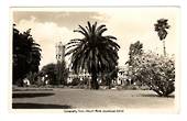 Real Photograph by A B Hurst & Son of Auckland University from Albert Park. (#45515). - 45514 - Postcard