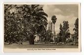 Real Photograph by A B Hurst & Son of Auckland University from Albert Park. - 45516 - Postcard