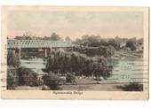 Coloured Postcard of Ngaruawahia Bridge. - 45720 - Postcard