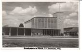 Real Photograph by N S Seaward of Presbyterian Church Te Awamutu. - 45730 - Postcard