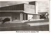 Real Photograph by N S Seaward of Presbyterian Church Te Awamutu. - 45731 - Postcard