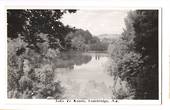 Real Photograph by N S Seaward of Lake Te Koutu Cambridge. - 45780 - Postcard