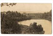 Real Photograph of Te Koutu Lake and Grounds Cambridge. - 45819 - Postcard