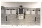 Real Photograph by N S Seaward of Memorial Shrine Matamata. - 45840 - Postcard