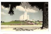 Tinted Postcard by N S Seaward of Latter Day Saints Temple Hamilton. - 45867 - Postcard