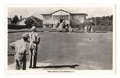 Real Photograph by A B Hurst & Son of Rewa Bowling Club Matamata. - 45892 - Postcard