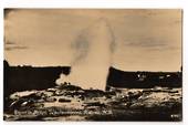 Real Photograph published by Tanner of Geyser in Action Whakarewarewa Rotorua. - 45918 - Postcard