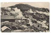 Postcard of Panoramic View of Whakarewarewa. No 2 of the Beattie series. Spoilt by a little damage at the top. - 45927 - Postcar