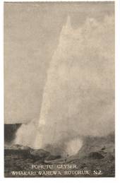 Postcard by R G Marsh of Pohutu Geyser Whakarewarewa. - 45961 - Postcard