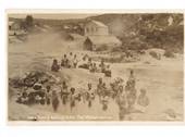 Real Photograph of Maoris bathing in hot pools at Whakarewarewa. - 45971 - Postcard