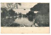 Early Undivided Postcard of Hinemoa's Bath, Lake Rotorua. - 45980 - Postcard