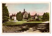 Coloured postcard of the main Bath Building Rotorua. - 45986 - Postcard