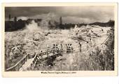 Real Photograph by A B Hurst & Son of Whakarewarewa. Thermal Region Rotorua. - 46003 - Postcard