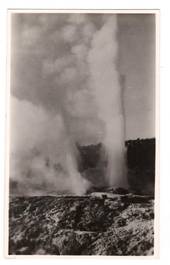 Real Photograph of Pohutu Geyser. - 46012 - Postcard