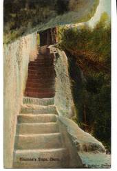 Coloured postcard of Hinemoa's Steps Okere. - 46014 - Postcard