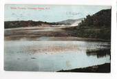 Coloured postcard of White Terrace Waiotapu Valley. - 46025 - Postcard
