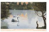 Coloured postcard of Swans Government Sanitorium Grounds Rotorua. - 46039 - Postcard