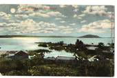 Coloured postcard of Lake Rotorua by moonlight. - 46040 - Postcard