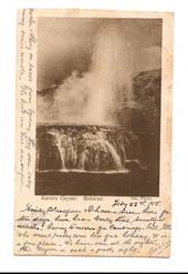 Early Undivided Postcard of Kereru Geyser Rotorua. - 46043 - Postcard