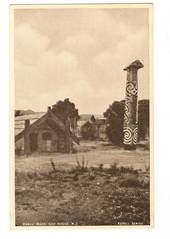 Postcard of Kawiu Maori God House. - 46051 - Postcard