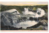 Coloured postcard of The Basin Waimangu Geyser. - 46064 - Postcard