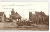 Postcard of the Native Church and Victoria Statue Ohinemutu. - 46077 - Postcard