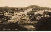 Real Photograph by Radcliffe of Whakarewarewa. Dated card 16/7/13. - 46078 - Postcard