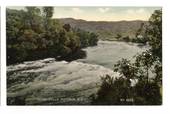 Coloured postcard of Okere Falls Rotorua. - 46105 - Postcard