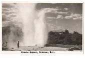 Real Photograph by N S Seaward of Pohutu Geyser. - 46130 - Postcard