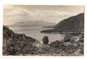 Real Photograph by Jenson of Lake Tarawera and Mountain Rotorua. - 46131 - Postcard