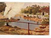 Coloured postcard by R G Marsh of The Malfroy Geyser. - 46135 - Postcard