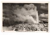 Real Photograph by A B Hurst & Son of Pohutu Geyser Rotorua. - 46141 - Postcard