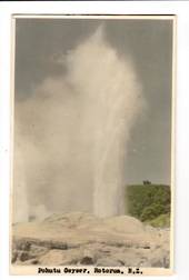 Tinted Postcard by N S Seaward of Pohutu Geyser. - 46145 - Postcard