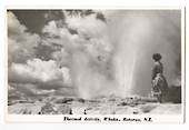 Real Photograph by N S Seaward of Thermal Activity Rotorua. - 46152 - Postcard
