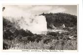 Real Photograph by N S Seaward of Thermal Activity Rotorua. - 46187 - Postcard