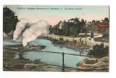 Coloured postcard by Le Grice of General View of Malfroy Geysers Sanatorium Gardens. - 46189 - Postcard