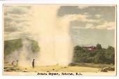 Tinted Postcard by N S Seaward of Pohutu Geyser Rotorua. - 46196 - Postcard