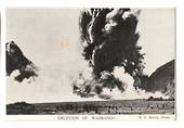 Postcard from Waimangu set by Marsh. Waimangu Black Geyser in Eruption. - 46216 - Postcard