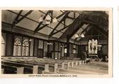 Real Photograph by A B Hurst & Son of the Interior of the Maori Church at Ohinemutu. - 46229 - Postcard