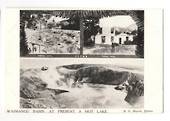 Postcard of Waimangu Basin by Marsh. Three views. - 46236 - Postcard