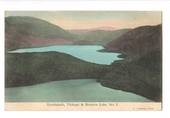 Coloured postcard of Rotokakahi and Tikitapu. - 46257 - Postcard
