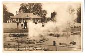 Postcard of Tea Kiosk Sanitorium Grounds Rotorua. - 46298 - Postcard